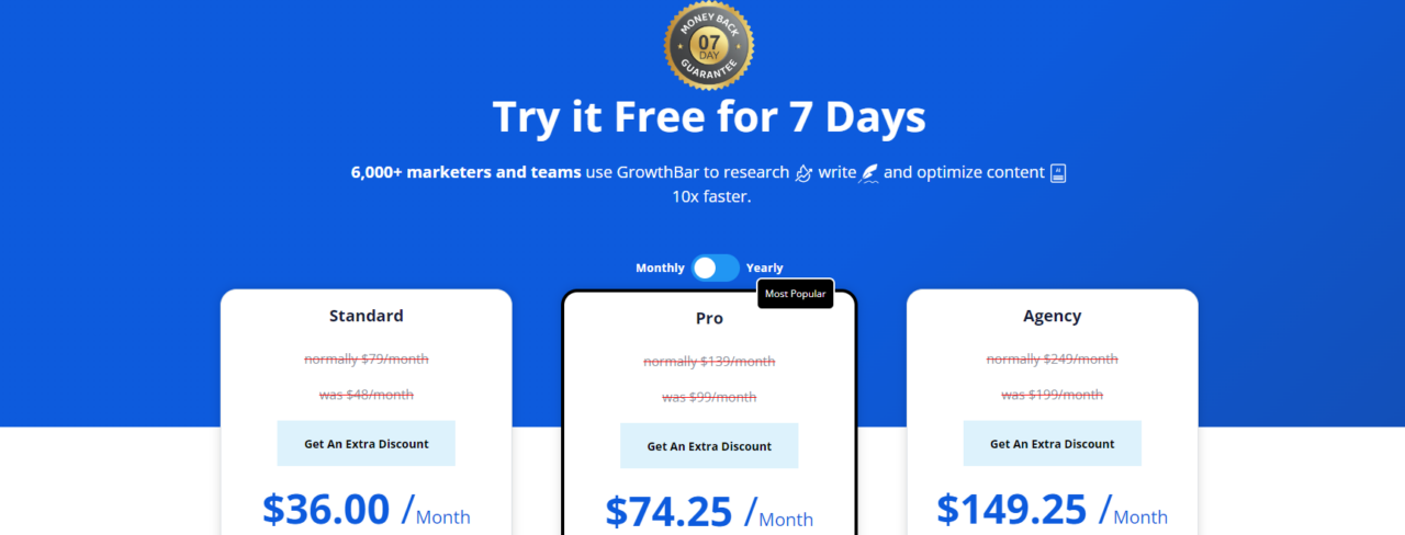 GrowthBar-Pricing-Plans