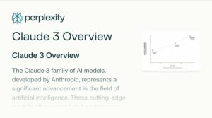 Perplexity AI – Claude 3 is now available for Pro users