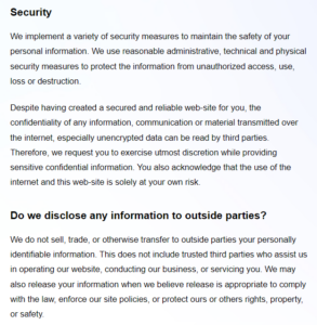  Estas são as medidas de segurança que a OSUM toma para manter a segurança de nossas informações pessoais. 