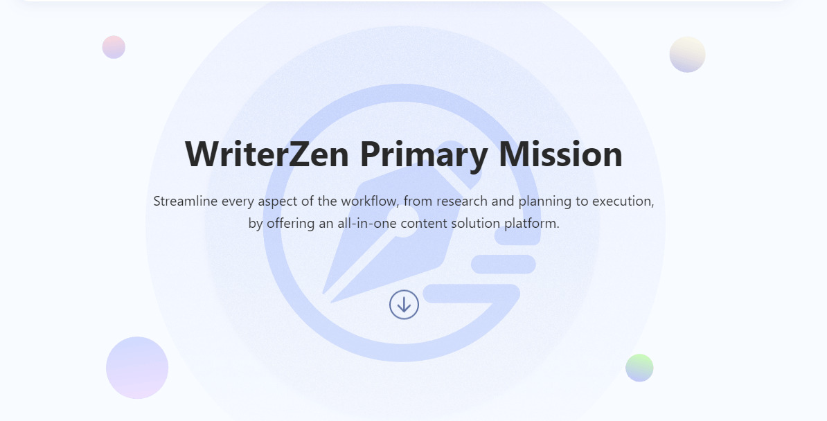 WriterZen é uma plataforma completa alimentada por IA projetada para simplificar a criação de conteúdo, SEO e pesquisa de palavras-chave.