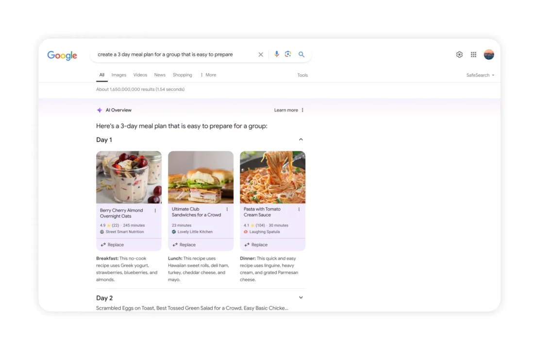 AI-Overviews-Meal-Planning