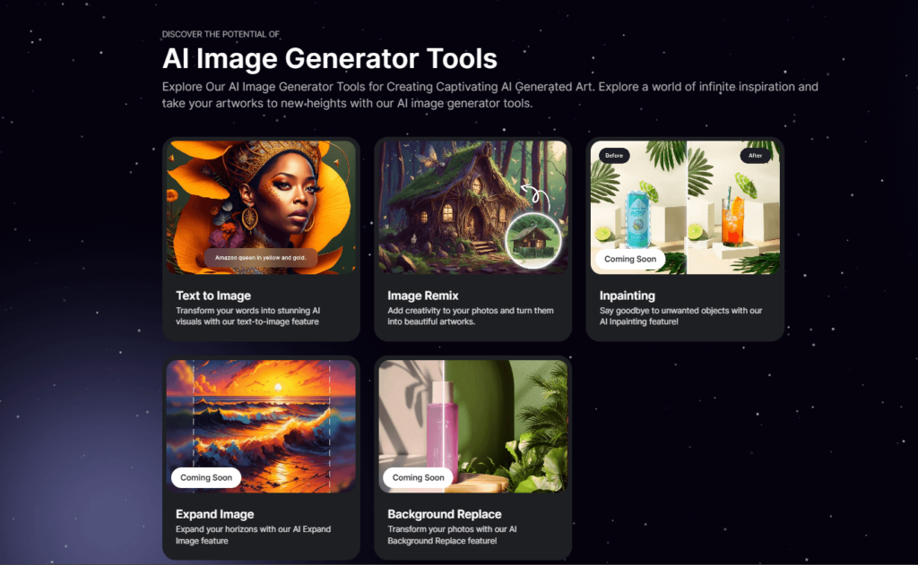 Graphic showing various-use-cases-of-ImagineArt-AI-generator-tool
