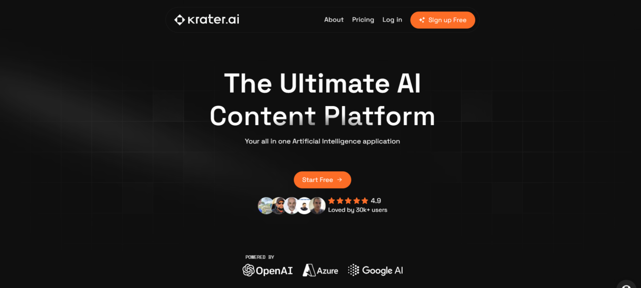  Krater-AI - Melhor para criar imagens artísticas no Android. 
