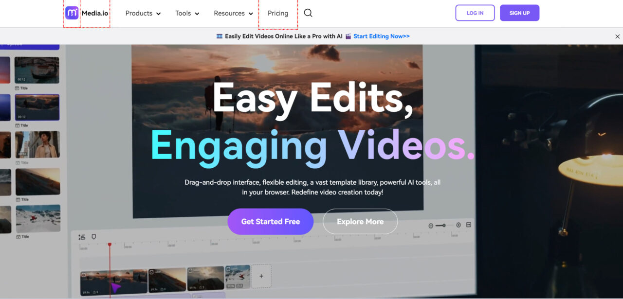 media.io-interface-showing-video-editing-tools-and-subtitle-generation-features