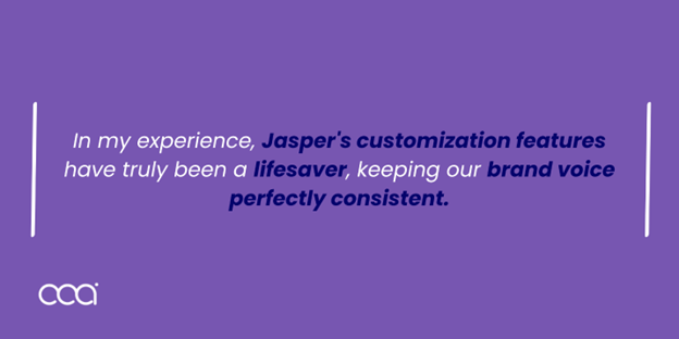 Mein Einblick in Jasper AI ist das beste KI-Schreibwerkzeug, das hochwertige Inhalte produziert. 
