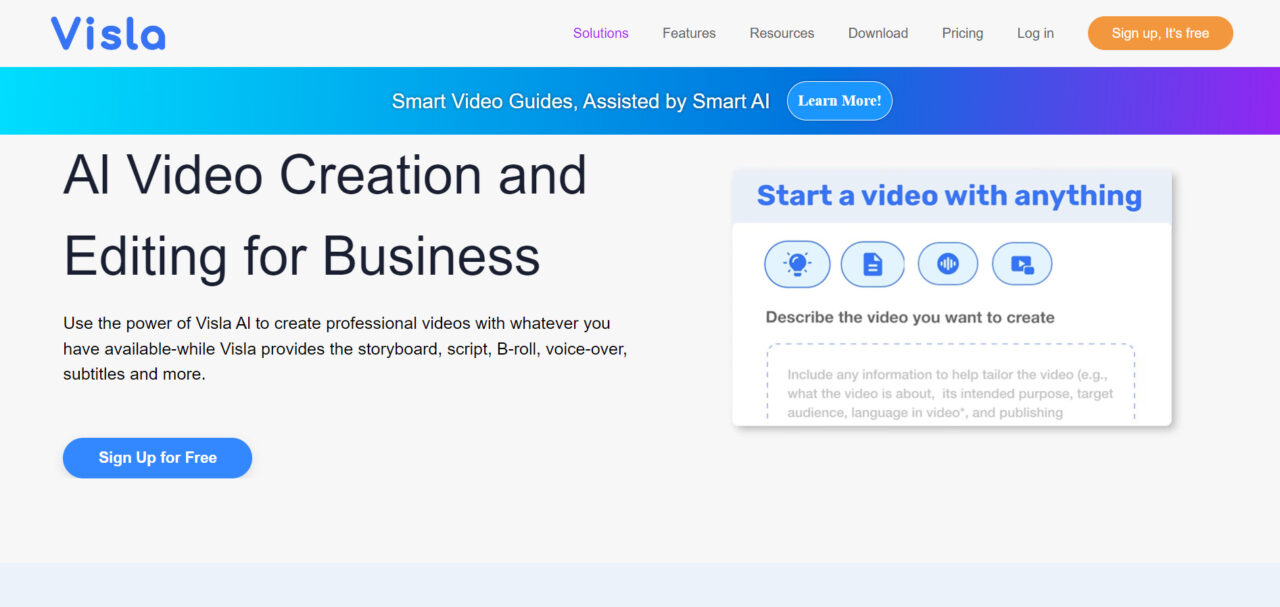 Visla-is-an-AI-video-tool-that-simplifies-video-creation-and-editing-with-advanced-features. 