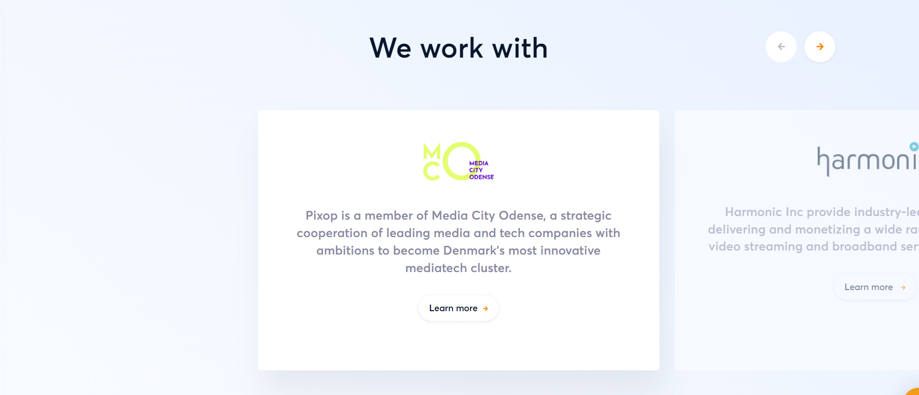  Pixop-Homepage-Medien-Tech-Startup für Benutzer in-  