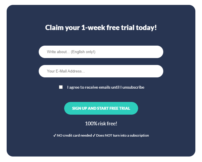 With-your-topic-and-email,-you-can-easily-avail-AI-Writer-free-trial-for-7-days.