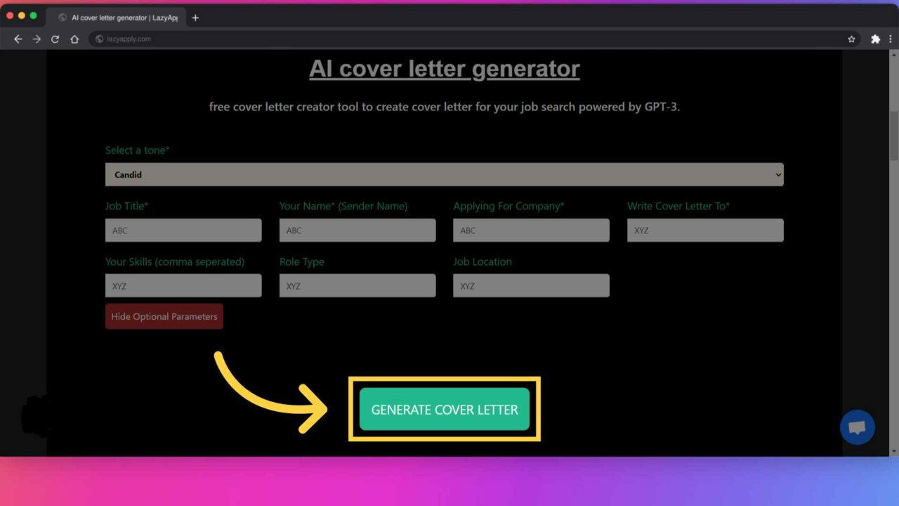 Use-AI-Tools-generate-Cover-Letter