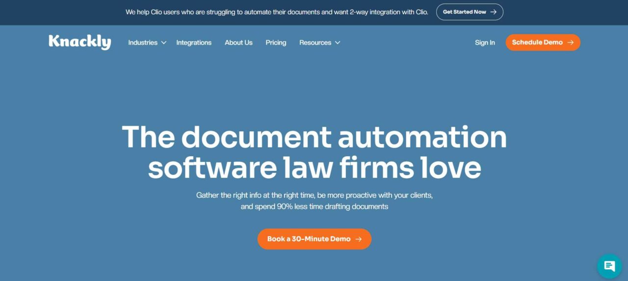  software de automação de documentos knackly-io 