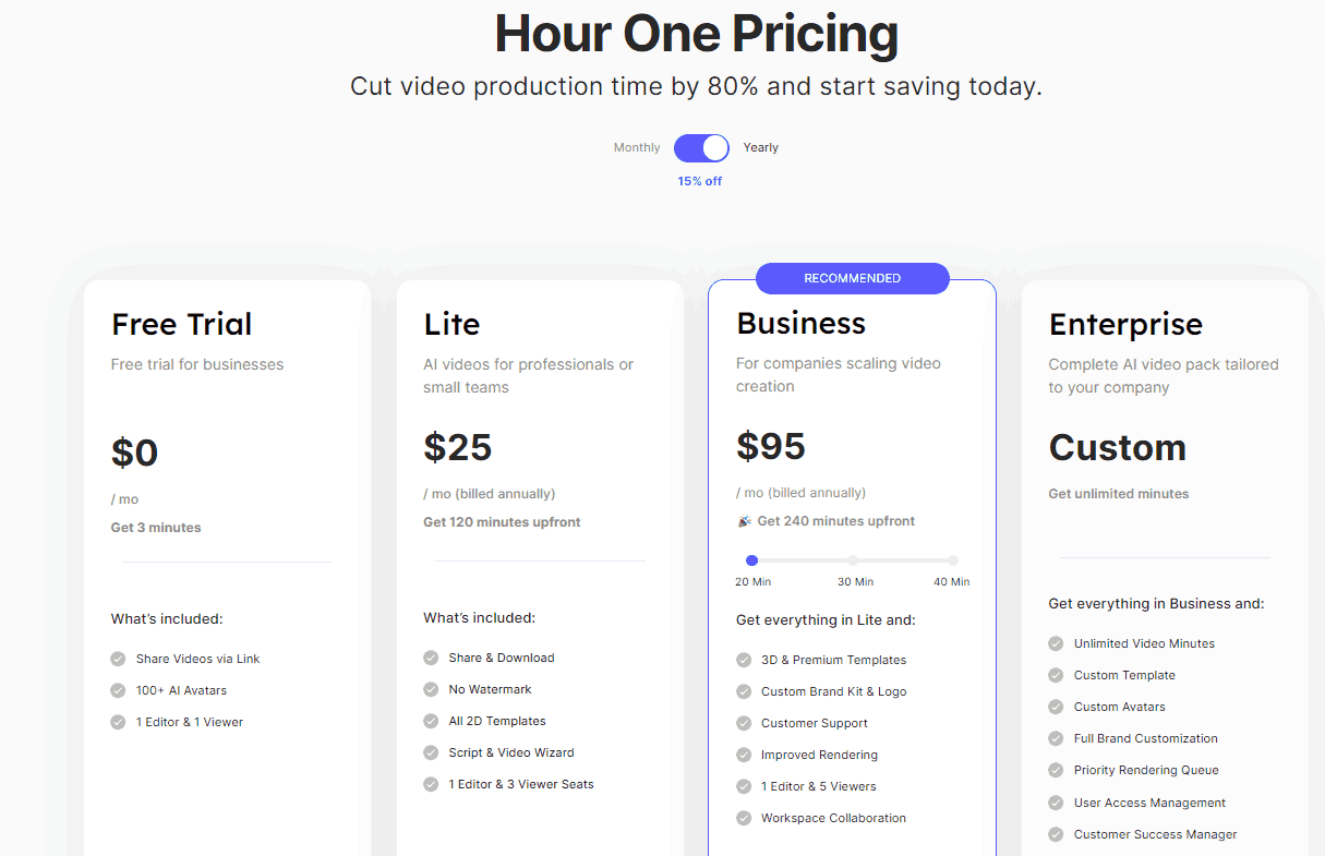 cost-pricing-plans-of-hour-one