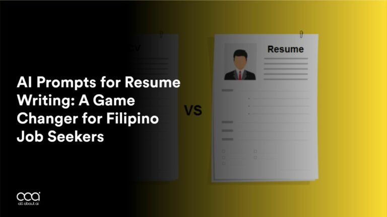 AI Prompts for Resume Writing: A Game Changer for Filipino Job Seekers