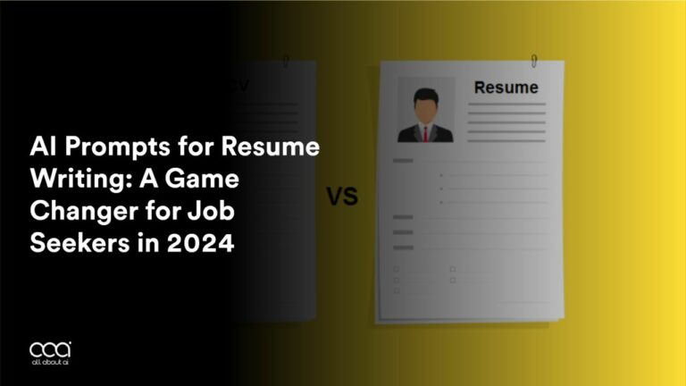 AI Prompts for Resume Writing: A Game Changer for Job Seekers in 2024