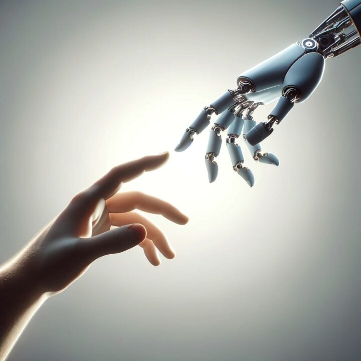  Conexão entre IA e humanos que causa implicações éticas. 