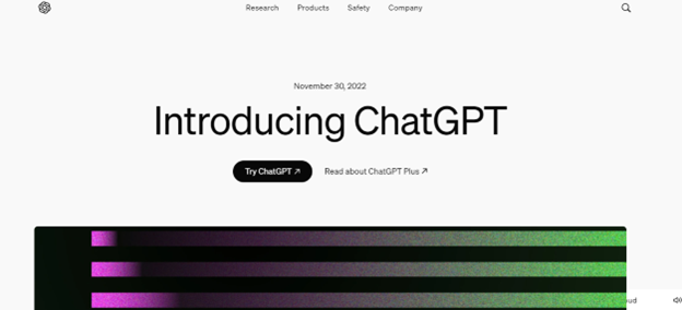  ChatGPT-Page d'accueil mettant en valeur une interface conviviale et facile à utiliser 