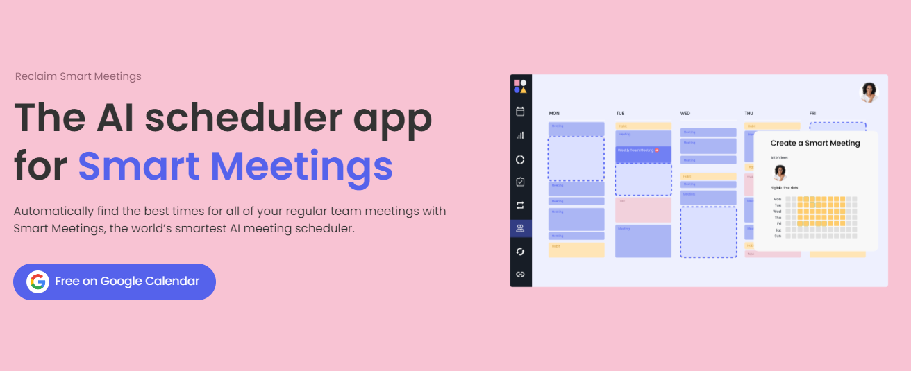 Reclaim-AI-scheduling-smart-meetings-feature-with-participant-availability-and-priority-settings