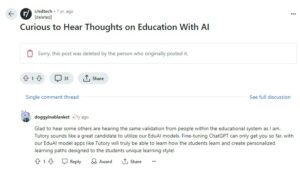  Curioso para ouvir pensamentos sobre educação com IA 