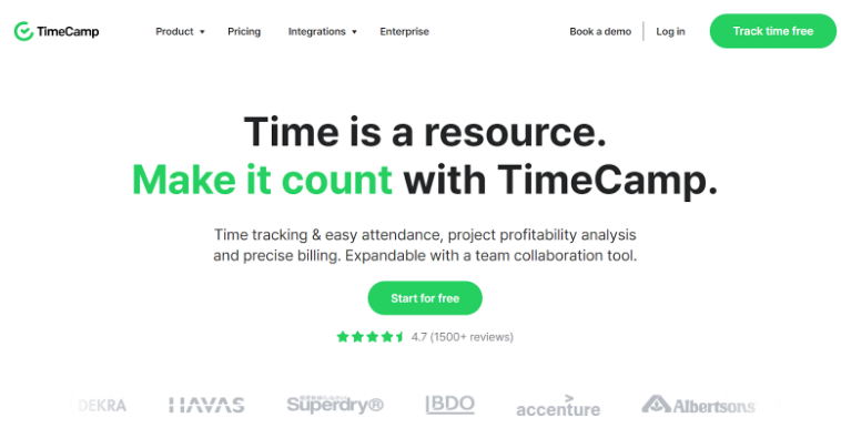 timecamp-dashboard-showcasing-ai-powered-time-tracking-and-attendance-management-tools
