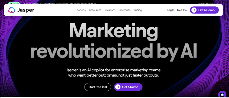 jasper-ai-homepage-showcasing-its-ai-driven-solutions-for-effective-marketing