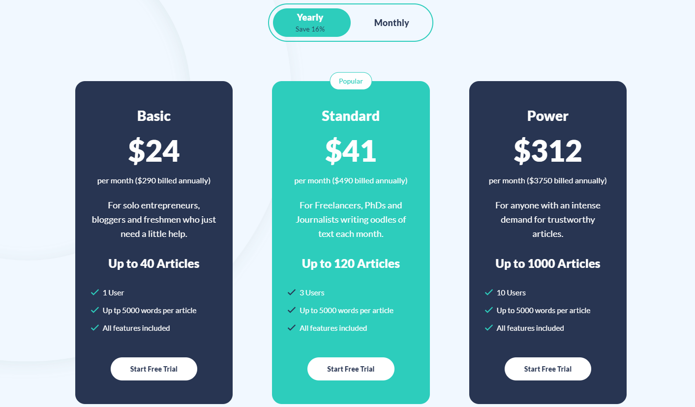 Screenshot-of-AI-Writer-pricing-plans-showing-all-available-plans