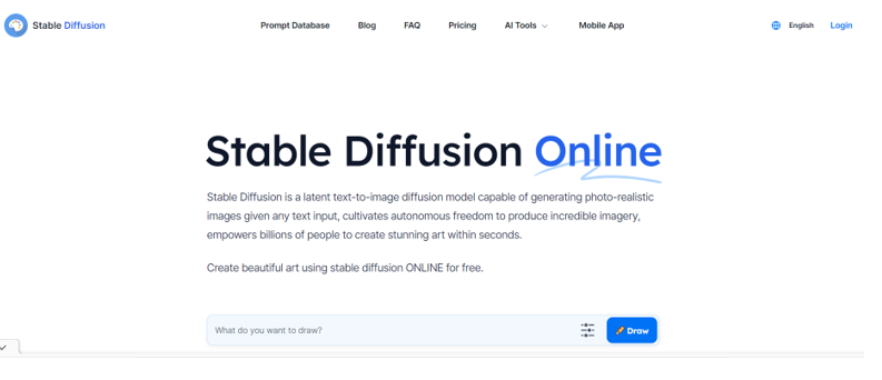  Stable Diffusion è un generatore di immagini avanzato che produce immagini di alta qualità utilizzando l'intelligenza artificiale. 