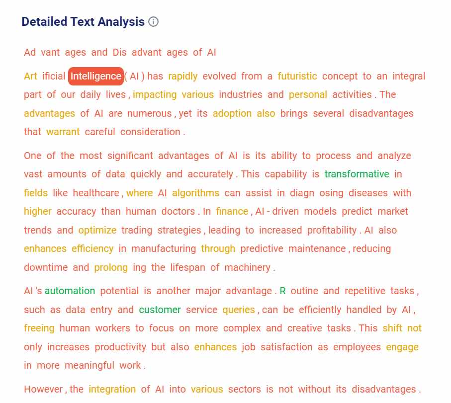  Utiliser des outils d'IA pour détecter les essais - analyse de texte simplifiée et détaillée 