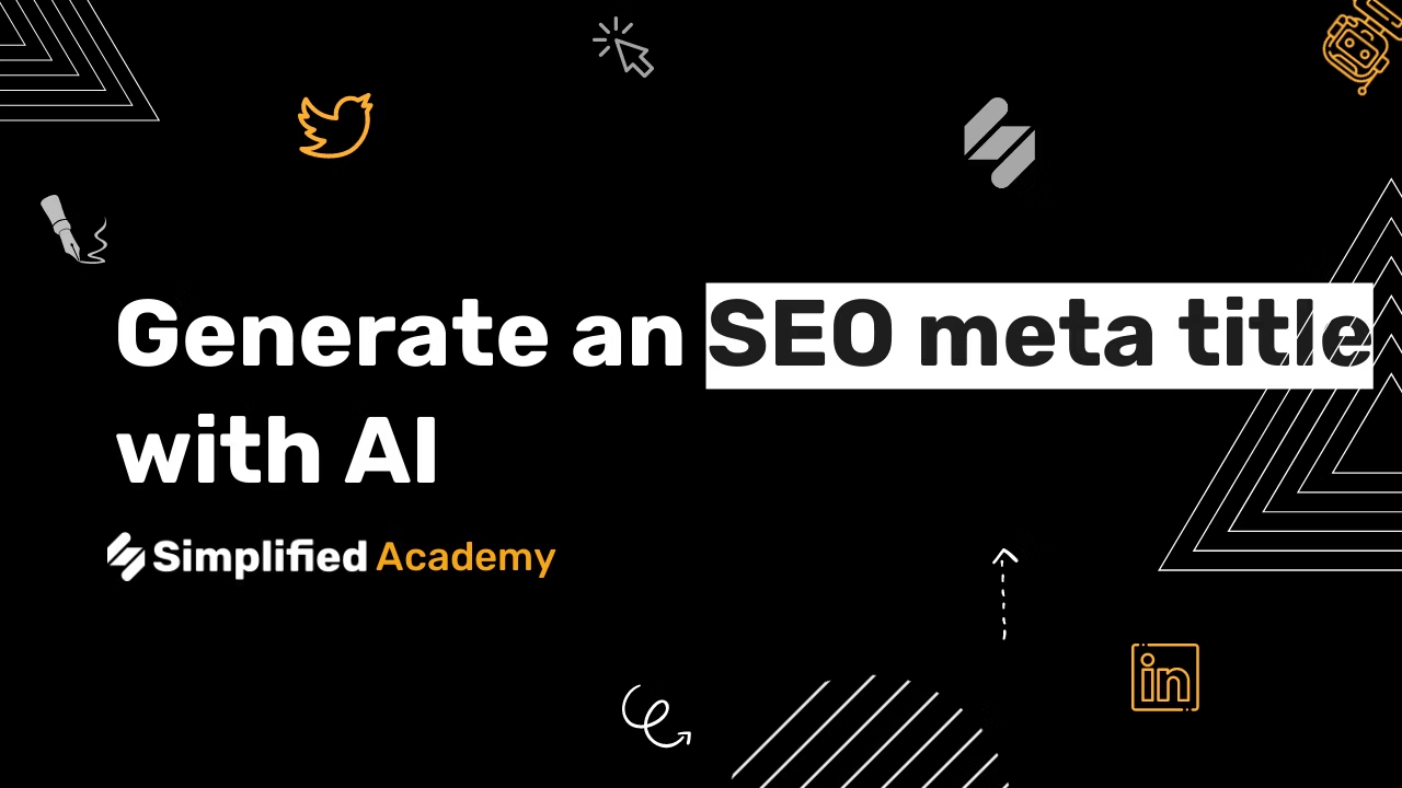  Simplifié AI fournit des outils SEO de base pour l'optimisation du contenu. 