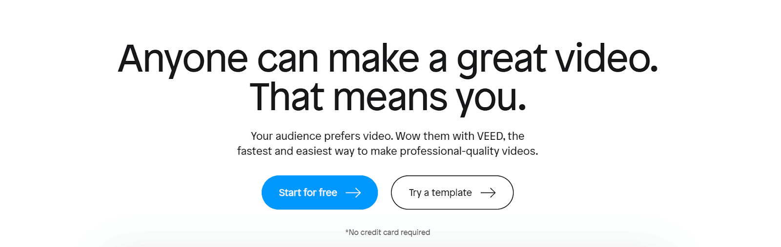  Veed - Revue pour créer des vidéos professionnelles de la manière la plus rapide 